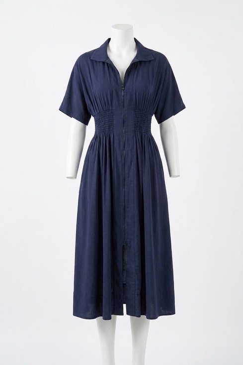ELAN Dresses & Skirts - NEW ELAN timeless elegance midi dress in navy